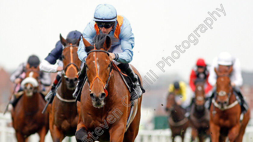 Raymond-Tusk-0007 
 RAYMOND TUSK (Tom Marquand) wins The Dubai Duty Free Tennis Championships Maiden Stakes Div2 Newbury 21 Apr 2018 - Pic Steven Cargill / Racingfotos.com