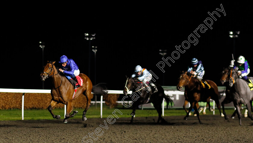 Wild-Nature-0003 
 WILD NATURE (William Buick) wins The Unibet Nursery
Kempton 11 Dec 2024 - Pic Steven Cargill / Racingfotos.com