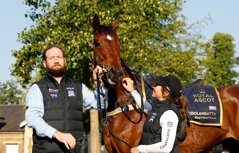 Coolangatta-0015 
 COOLANGATTA with Ciaron Maher, preparing for Royal Ascot
Ascot 14 Jun 2023 - Pic Steven Cargill / Racingfotos.com