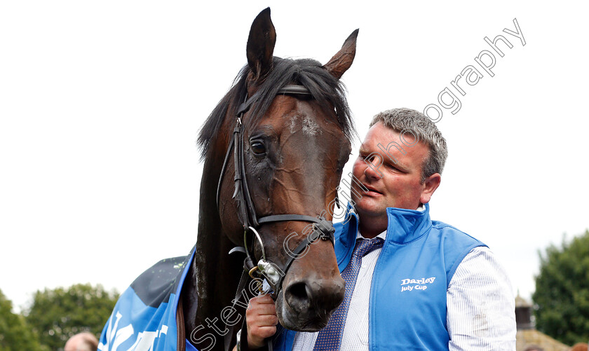 Ten-Sovereigns-0017 
 TEN SOVEREIGNS (Ryan Moore) after The Darley July Cup
Newmarket 13 Jul 2019 - Pic Steven Cargill / Racingfotos.com