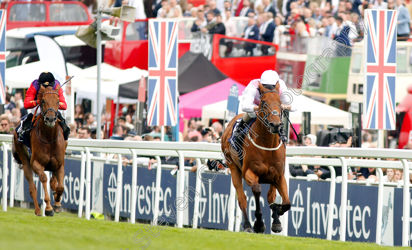 Gossiping-0002 
 GOSSIPING (Andrea Atzeni) wins The Investec Mile Handicap
Epsom 31 May 2019 - Pic Steven Cargill / Racingfotos.com