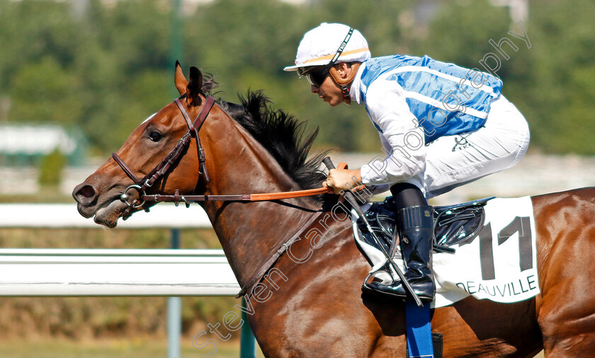 Kelina-0002 
 KELINA (Maxime Guyon) wins The Prix des Marettes
Deauville 6 Aug 2022 - Pic Steven Cargill / Racingfotos.com