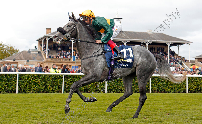 Coronet-0001 
 CORONET (Frankie Dettori) Doncaster 16 Sep 2017 - Pic Steven Cargill / Racingfotos.com