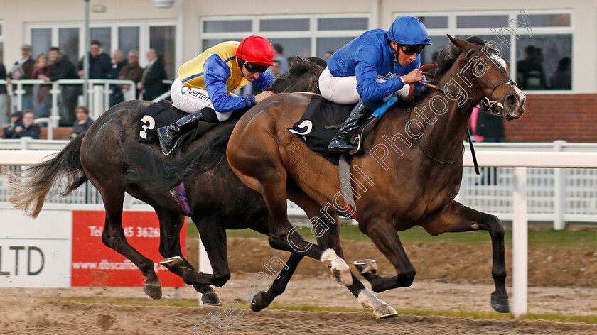 Oasis-Charm-0001 
 OASIS CHARM (William Buick) wins The totequadpot Races 3 to 6 Handicap Chelmsford 6 Apr 2018 - Pic Steven Cargill / Racingfotos.com