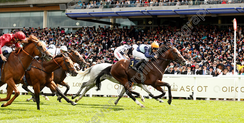 Accidental-Agent-0005 
 ACCIDENTAL AGENT (Charles Bishop) wins The Queen Anne Stakes
Royal Ascot 19 Jun 2018 - Pic Steven Cargill / Racingfotos.com