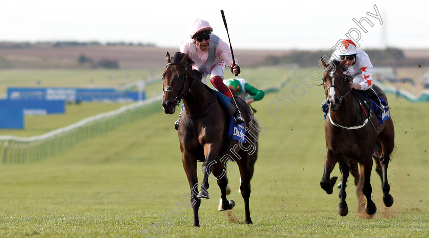 Too-Darn-Hot-0007 
 TOO DARN HOT (Frankie Dettori) wins The Darley Dewhurst Stakes
Newmarket 13 Oct 2018 - Pic Steven Cargill / Racingfotos.com