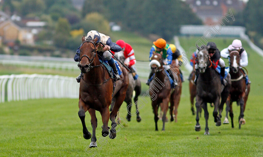 Rhythm-N-Rock-0004 
 RHYTHM N ROCK (William Buick) wins The @leicesterraces EBF Novice Stakes 
Leicester 12 Oct 2021 - Pic Steven Cargill / Racingfotos.com