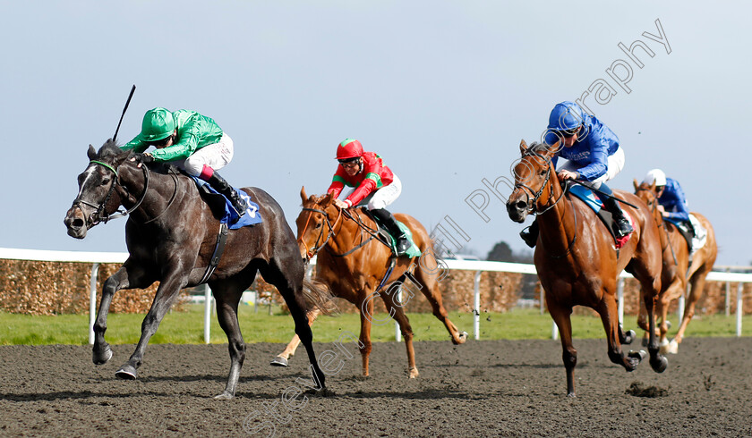 Running-Lion-0005 
 RUNNING LION (Oisin Murphy) wins The Racing TV Fillies Conditions Stakes
Kempton 10 Apr 2023 - Pic Steven Cargill / Racingfotos.com