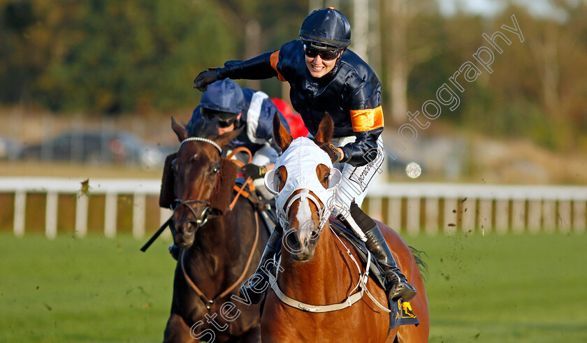 Little-Arabella-0003 
 LITTLE ARABELLA (Alina Ohgren) wins The Lanwades Stud Stakes
Bro Park, Sweden , 15 Sep 2024 - Pic Steven Cargill / Racingfotos.com