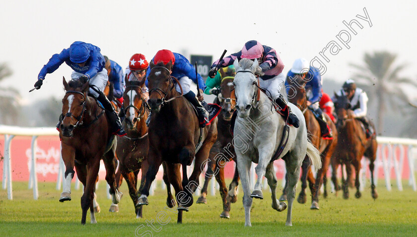 Lord-Glitters-0011 
 LORD GLITTERS (right, Jason Watson) beats BARNEY ROY (left) MAGNY COURS (centre) in The Bahrain International Trophy
Sakhir Racecourse, Bahrain 19 Nov 2021 - Pic Steven Cargill / Racingfotos.com