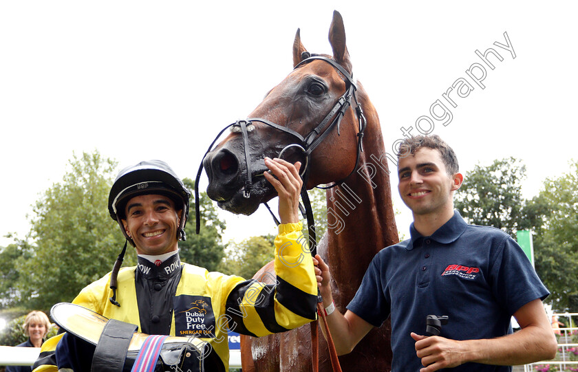 Berkshire-Blue-0012 
 BERKSHIRE BLUE (Joao Moreira) after The Dubai Duty Free Shergar Cup Classic
Ascot 11 Aug 2018 - Pic Steven Cargill / Racingfotos.com