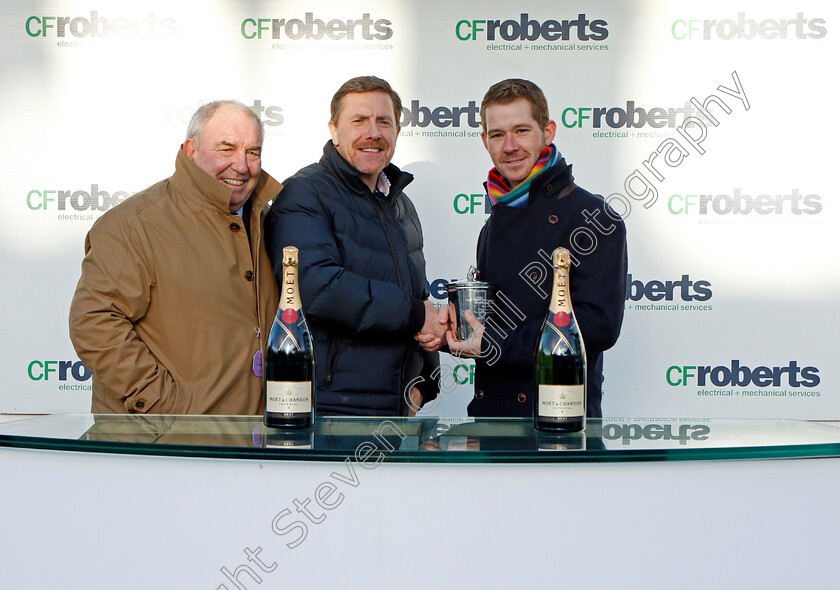 Vienna-Court-0006 
 Presentation for The CF Roberts Electrical & Mechanical Services Mares Handicap Chase won by VIENNA COURT
Cheltenham 10 Dec 2021 - Pic Steven Cargill / Racingfotos.com