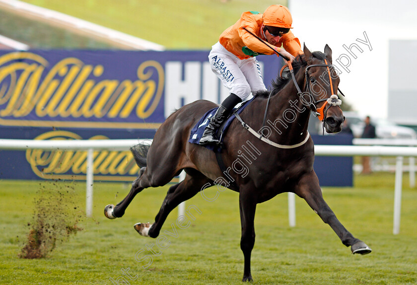 Blue-Laureate-0004 
 BLUE LAUREATE (Adam Kirby) wins The Gary Reid Memorial British Stallion Studs EBF Maiden Stakes Doncaster 15 Sep 2017 - Pic Steven Cargill / Racingfotos.com