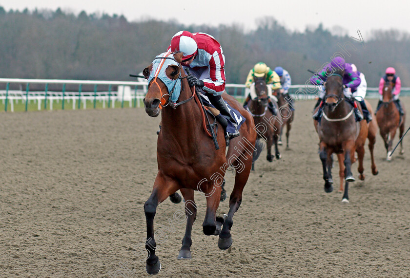 Karam-Albaari-0004 
 KARAM ALBAARI (Martin Harley) wins The Betway Handicap Div1 Lingfield 13 Jan 2018 - Pic Steven Cargill / Racingfotos.com