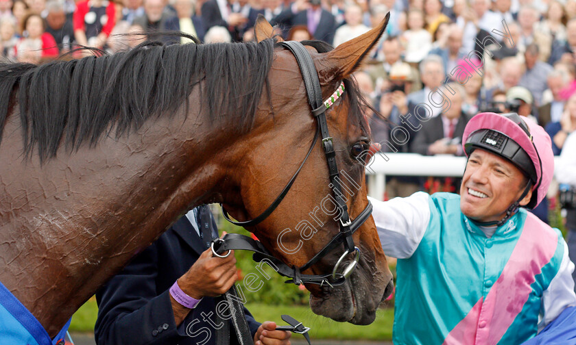 Enable-0016 
 ENABLE (Frankie Dettori) after The Darley Yorkshire Oaks
York 22 Aug 2019 - Pic Steven Cargill / Racingfotos.com