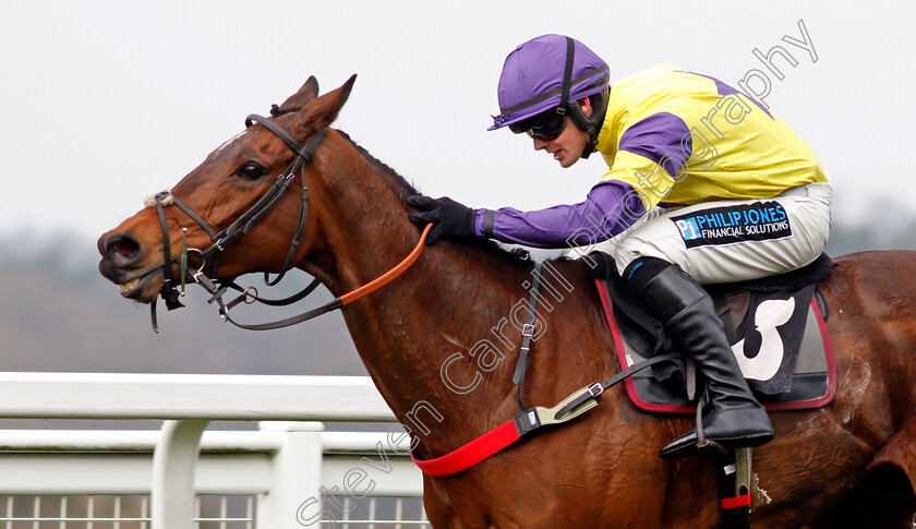 Happy-Diva-0005 
 HAPPY DIVA (Richard Patrick) wins The Geotech Soil Stabilisation Novices Chase Ascot 25 Mar 2018 - Pic Steven Cargill / Racingfotos.com