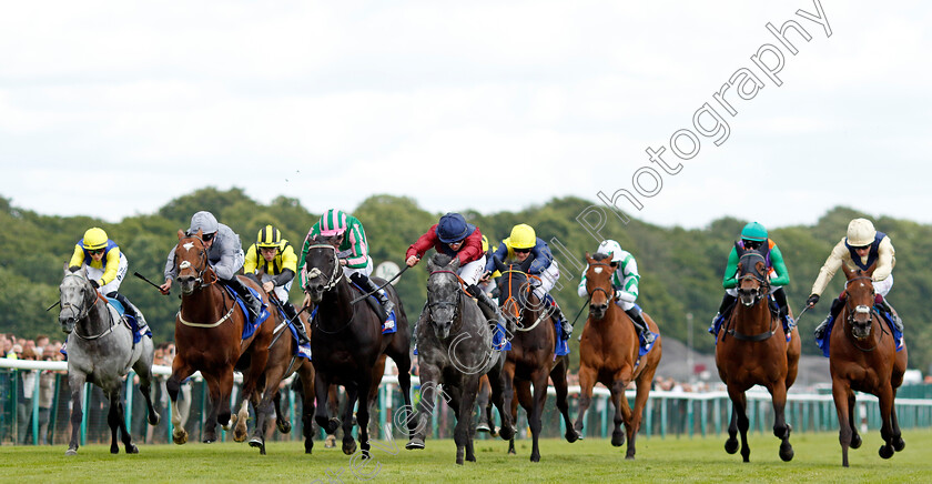 Tiber-Flow-0005 
 TIBER FLOW (centre, Tom Marquand) wins The Betfred John Of Gaunt Stakes
Haydock 8 Jun 2024 - Pic Steven Cargill / Racingfotos.com