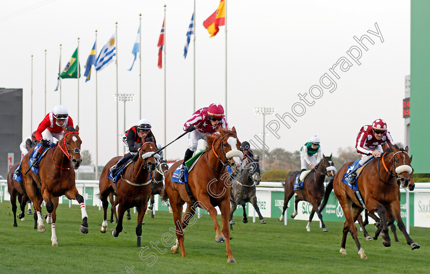 Lauderdale-0003 
 LAUDERDALE (R Thomas) wins The Saudi International Handicap
King Abdulaziz RaceCourse, Riyadh, Saudi Arabia 25 Feb 2022 - Pic Steven Cargill / Racingfotos.com