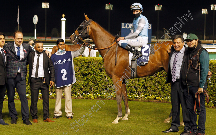 Get-Back-Goldie-0007 
 GET BACK GOLDIE (William Buick) after The Oud Metha Stakes
Meydan, 4 Feb 2022 - Pic Steven Cargill / Racingfotos.com