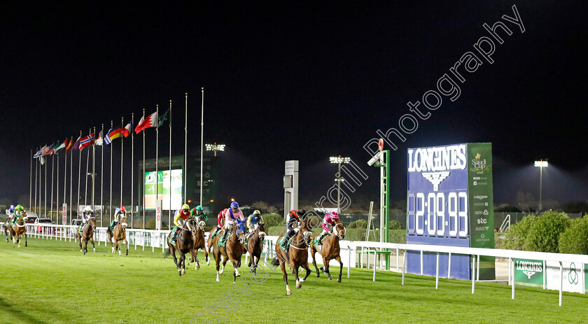 Qaader-0005 
 QAADER (Alberto Sanna) wins The Saudi International Handicap
King Abdulaziz Racecourse, Kingdom of Saudi Arabia, 24 Feb 2023 - Pic Steven Cargill / Racingfotos.com