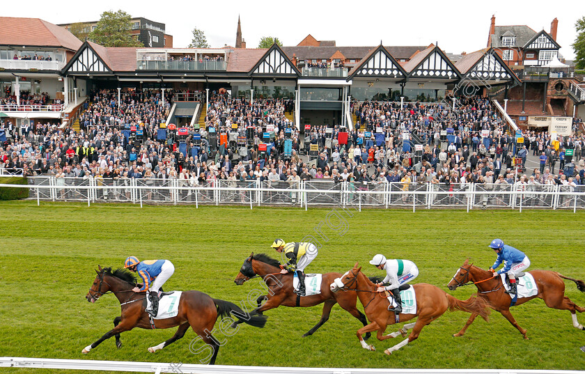 Magic-Wand-0004 
 MAGIC WAND (Ryan Moore) leads on the first circuit on her way to winning The Arkle Finance Cheshire Oaks Stakes Chester 9 May 2018 - Pic Steven Cargill / Racingfotos.com