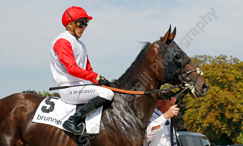 Geography-0001 
 GEOGRAPHY (Bauyrzhan Murzabayev) 
Baden Baden 1 Sep 2024 - Pic Steven Cargill / Racingfotos.com