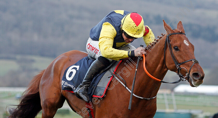 The-Storyteller-0005 
 THE STORYTELLER (Davy Russell) wins The Brown Advisory & Merriebelle Stable Plate Handicap Chase Cheltenham 15 Mar 2018 - Pic Steven Cargill / Racingfotos.com