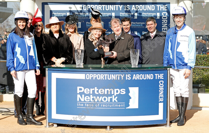 Sire-Du-Berlais-0011 
 Presentation to J P McManus for The Pertemps Network Final Handicap Hurdle
Cheltenham 12 Mar 2020 - Pic Steven Cargill / Racingfotos.com