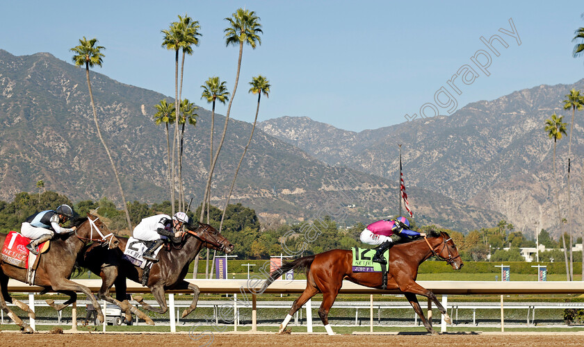 Just-F-Y-I-0001 
 JUST F Y I (Junior Alvorado) wins The Breeders' Cup Juvenile Fillies
Santa Anita 3 Nov 2023 - Pic Steven Cargill / Racingfotos.com