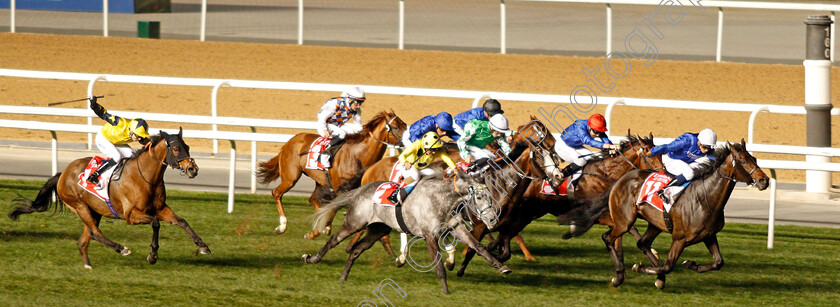 Loxley-0002 
 LOXLEY (Mickael Barzalona) beats DEFOE (centre) in The Dubai City Of Gold
Meydan 7 Mar 2020 - Pic Steven Cargill / Racingfotos.com