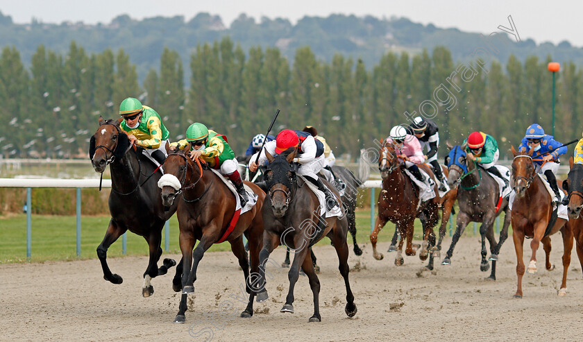 Black-Princess-0002 
 BLACK PRINCESS (centre, Maxime Guyon) beats MAJOR SALSA (2nd left) and STORMING OUT (left) in The Prix Cavalassur
Deauville 8 Aug 2020 - Pic Steven Cargill / Racingfotos.com