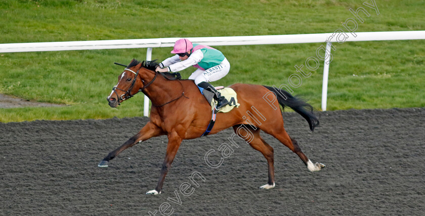 Laurel-0004 
 LAUREL (Ryan Moore) wins The Racing TV Snowdrop Fillies Stakes
Kempton 10 Apr 2023 - Pic Steven Cargill / Racingfotos.com