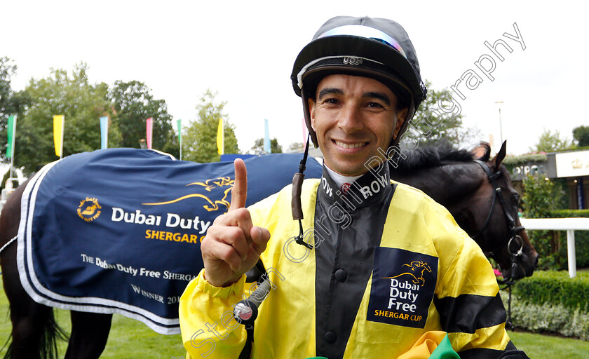 Joao-Moreira-0001 
 JOAO MOREIRA after winning The Dubai Duty Free Shergar Cup Sprint on GREEN POWER
Ascot 11 Aug 2018 - Pic Steven Cargill / Racingfotos.com