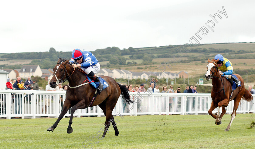 Sweet-Pursuit-0003 
 SWEET PURSUIT (Finley Marsh) wins The Sky Sports Racing Launching In 2019 Fillies Handicap
Ffos Las 14 Aug 2018 - Pic Steven Cargill / Racingfotos.com