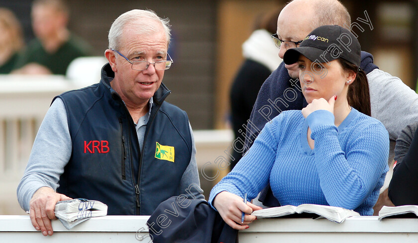 Karl-Burke-0008 
 KARL BURKE and daughter Kelly, survey potential purchases at Tattersalls Sales
Newmarket 16 Oct 2018 - Pic Steven Cargill