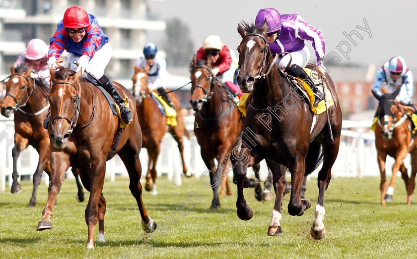 Dandhu-0003 
 DANDHU (left, Gerald Mosse) beats SO PERFECT (right) in The Dubai Duty Free Fred Darling Stakes
Newbury 13 Apr 2019 - Pic Steven Cargill / Racingfotos.com