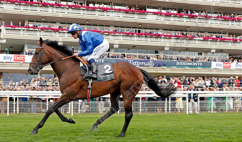 Baaeed-0003 
 BAAEED (Jim Crowley) winner of The Juddmonte International Stakes
York 17 Aug 2022 - Pic Steven Cargill / Racingfotos.com