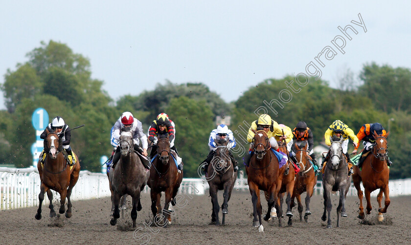 Mawakib-0001 
 MAWAKIB (3rd right, Andrea Atzeni) wins The 32Red.com Handicap
Kempton 5 Jun 2019 - Pic Steven Cargill / Racingfotos.com