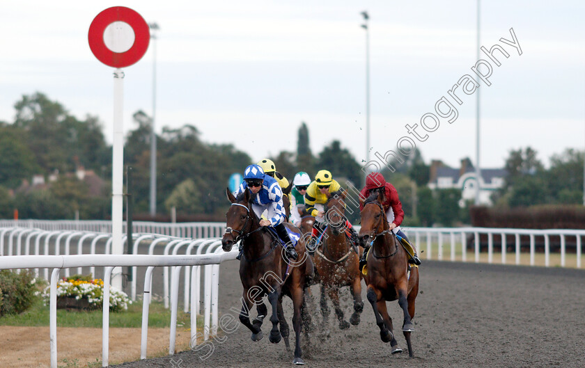 Hameem-0002 
 HAMEEM (Dane O'Neill) leads RARE (right) away from the stands
Kempton 8 Aug 2018 - Pic Steven Cargill / Racingfotos.com