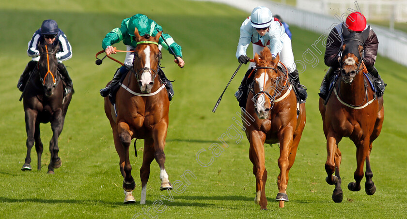 Some-Nightmare-0004 
 SOME NIGHTMARE (left, William Buick) beats UNDER CURFEW (2nd right) and LOCKDOWN (right) in The Inkerman Handicap
Goodwood 22 Sep 2021 - Pic Steven Cargill / Racingfotos.com