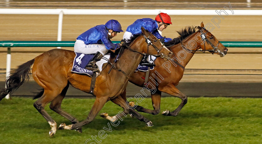 Mawj-0001 
 MAWJ (farside, Pat Cosgrave) beats DREAM OF LOVE (nearside) in The Jumeirah Fillies Classic
Meydan 27 Jan 2023 - Pic Steven Cargill / Racingfotos.com