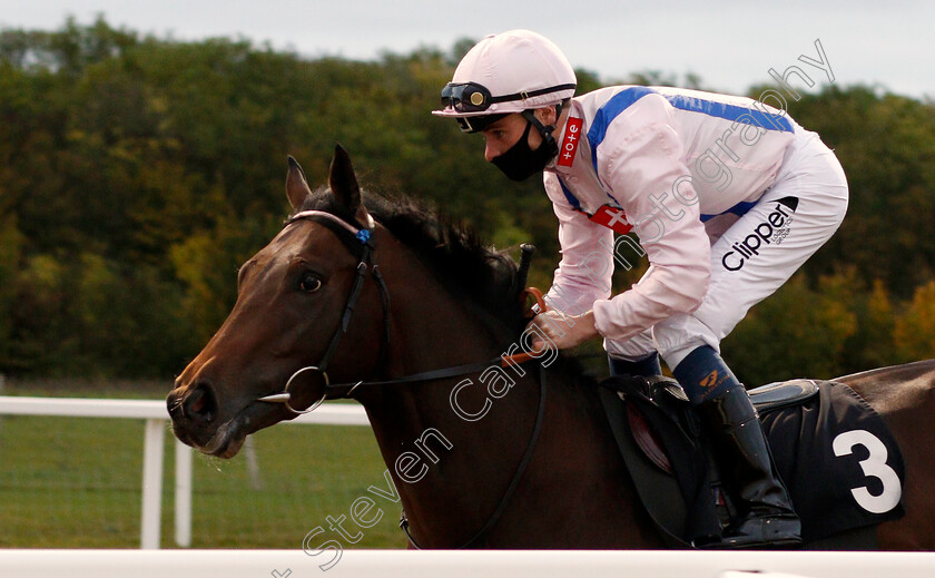 Koepp-0002 
 KOEPP (Kieran Shoemark) winner of The EBF Novice Stakes
Chelmsford 8 Oct 2020 - Pic Steven Cargill / Racingfotos.com