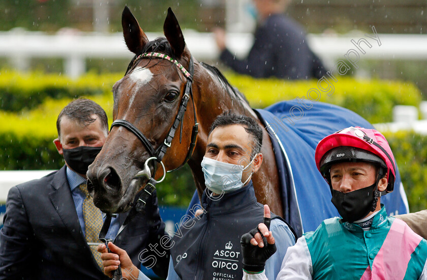 Enable-0025 
 ENABLE (Frankie Dettori) after The King George VI And Queen Elizabeth Stakes
Ascot 25 Jul 2020 - Pic Steven Cargill / Racingfotos.com