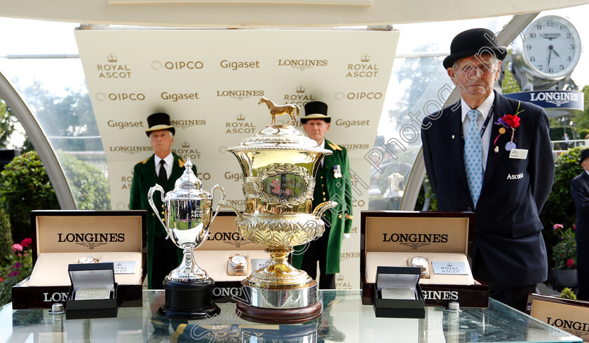 Trophies-for-The-Prince-Of-Wales s-Stakes 
 Trophies for The Prince Of Wales's Stakes
Royal Ascot 20 Jun 2018 - Pic Steven Cargill / Racingfotos.com