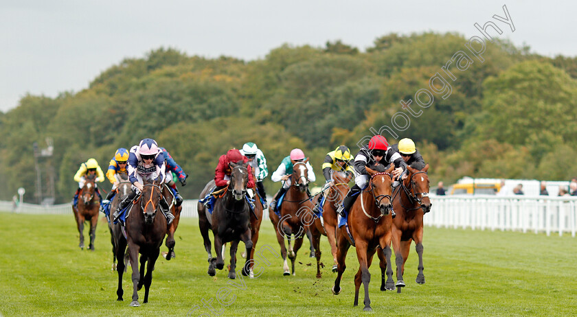 Herecomesthesun-0001 
 HERECOMESTHESUN (right, Edward Greatrex) beats BLANCHEFLEUR (left) in The British EBF Quidhampton Maiden Fillies Stakes Div1 Salisbury 7 Sep 2017 - Pic Steven Cargill / Racingfotos.com