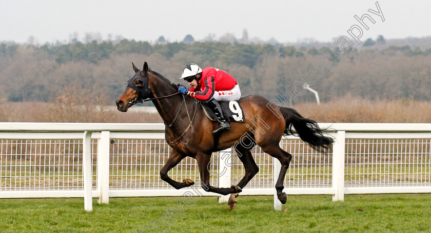 Rathlin-Rose-0010 
 RATHLIN ROSE (Tom Scudamore) wins The Grandnational.fans Veterans' Handicap Chase Ascot 25 Mar 2018 - Pic Steven Cargill / Racingfotos.com