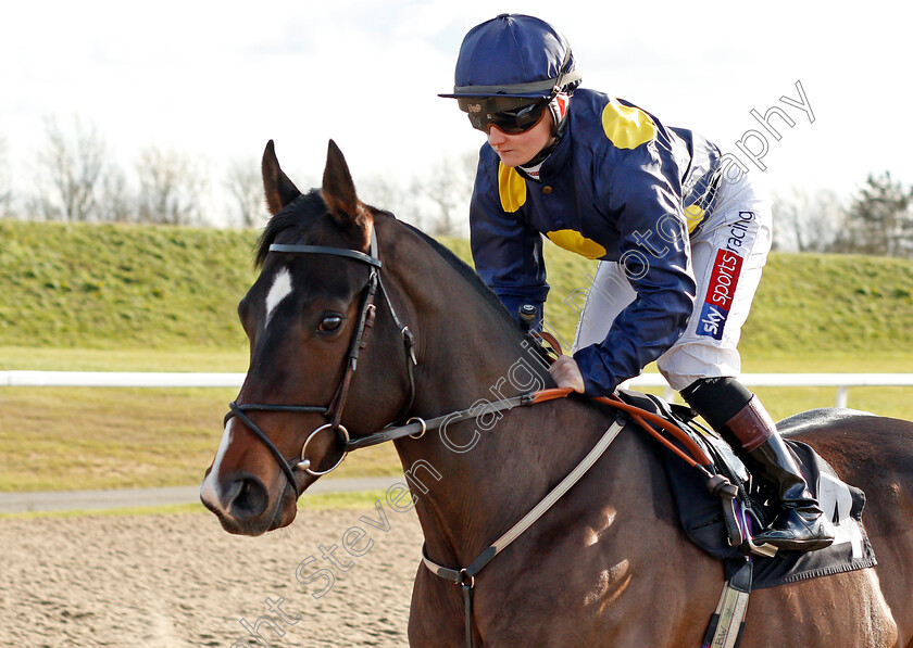 Sansevero-0001 
 SANSEVERO (Hollie Doyle) winner of The May Bank Holiday Fun Day Median Auction Maiden Stakes
Chelmsford 11 Feb 2020 - Pic Steven Cargill / Racingfotos.com