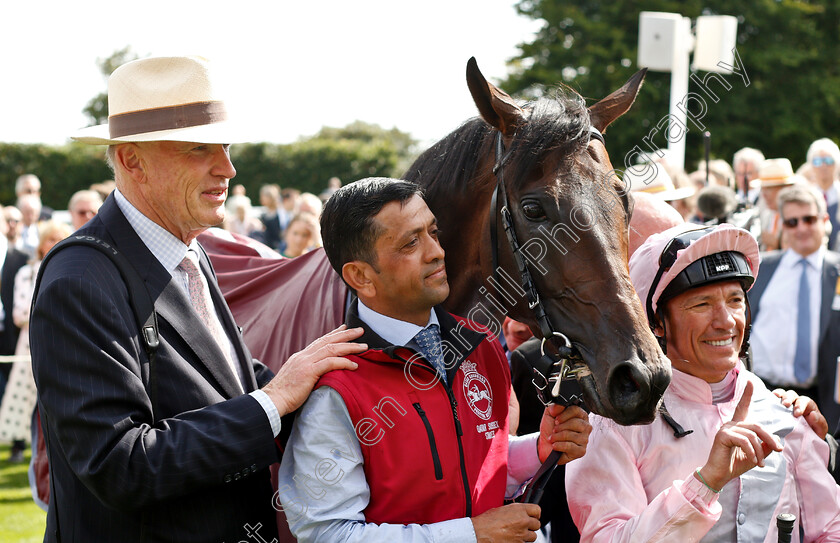 Too-Darn-Hot-0018 
 TOO DARN HOT (Frankie Dettori) with John Gosden after The Qatar Sussex Stakes
Goodwood 31 Jul 2019 - Pic Steven Cargill / Racingfotos.com