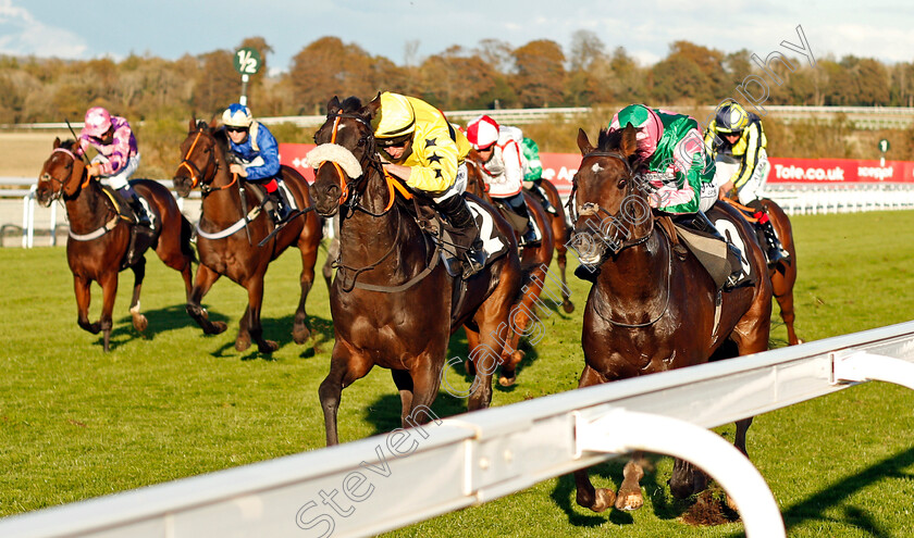 Latent-Heat-0001 
 LATENT HEAT (left, Tom Marquand) beats DOURADO (right) in The tote.co.uk Handicap
Goodwood 11 Oct 2020 - Pic Steven Cargill / Racingfotos.com