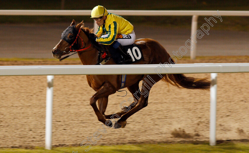 Rock-On-Baileys-0002 
 ROCK ON BAILEYS (Silvestre De Sousa) wins The Bet toteplacepot At betfred.com Nursery Chelmsford 23 Nov 2017 - Pic Steven Cargill / Racingfotos.com